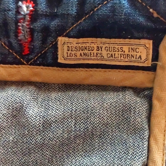SALE! GUESS Los Angeles vintage denim vest - Picture 4 of 12